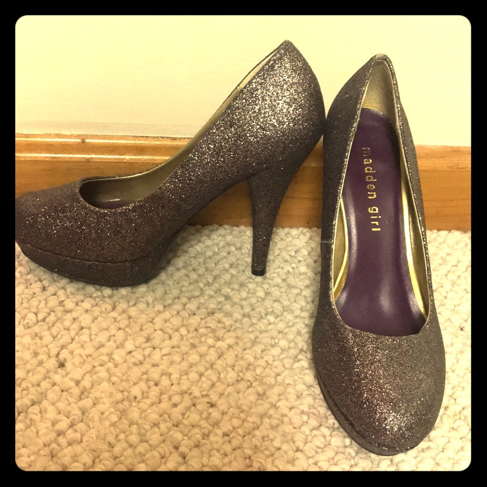 Madden Girl Glitter Heels